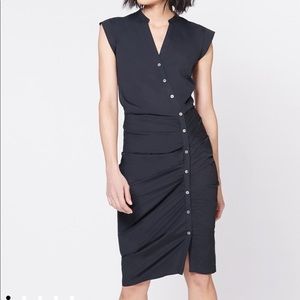 Veronica Beard Ruched Shirtdress. Size 0.